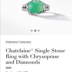 David Yurman Size 5. Worn Once.Comes w/cleaning to